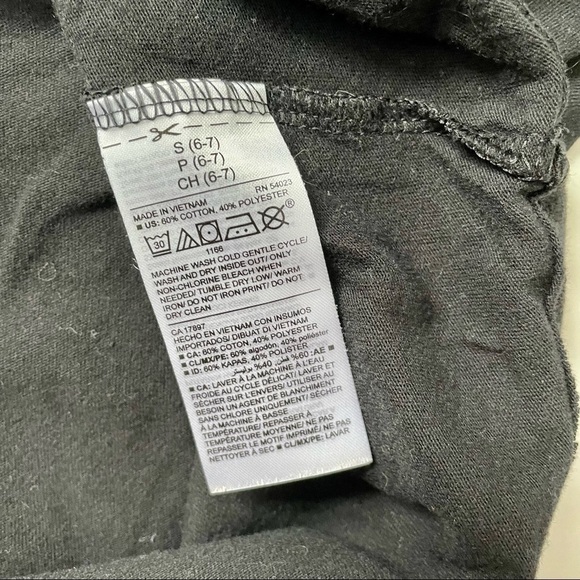 Old Navy Custom Print BASIC Computer Programming Proud Geek Kid Black Tee Shirt - Picture 4 of 5